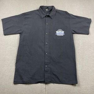 Vintage Looney Tunes Shirt‎ Mens Large Button Up Graphic Bowling Style 1994 USA